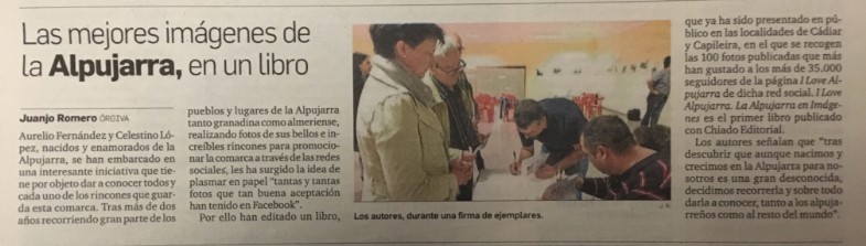 Articulo en Granada Hoy